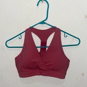 Alphalete Surface Laser Cut Wrap Bra